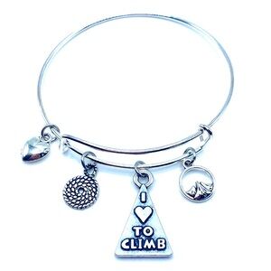 Mountain Climber Charm Bracelet